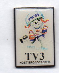 Ishockey VM 1999 - media pin TV 3